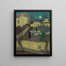Trocknen der Wäsche oder Mondaufgang im Priorat - Maurice Denis — gerahmtes Bild an der Wand
