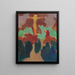 Der orange Christus - Maurice Denis — gerahmtes Bild an der Wand