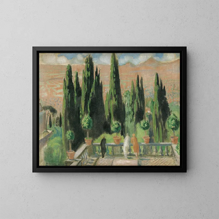 Villa d'Este - Maurice Denis — gerahmtes Bild an der Wand