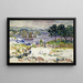 Anse mit Segelboot, Maine - Maurice Prendergast — gerahmtes Bild an der Wand