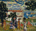 Dorf in Neu-England - Maurice Prendergast — Ansicht des Kunstwerks