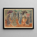 Regenwetter in Boston - Maurice Prendergast — gerahmtes Bild an der Wand