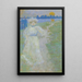 Sonnenuntergang Boston - Maurice Prendergast — gerahmtes Bild an der Wand