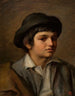 Portrait eines Jungen mit Hut - Maurycy Gottlieb — Ansicht des Kunstwerks