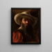 Portrait eines Mannes - Maurycy Gottlieb — gerahmtes Bild an der Wand