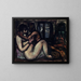 Léda - Max Beckmann — gerahmtes Bild an der Wand