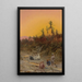 Abend in Biskra - Max Friedrich Rabes — gerahmtes Bild an der Wand