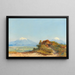 Landschaftsgemälde Sizilien mit dem Ätna im Hintergrund - Max Friedrich Rabes — gerahmtes Bild an der Wand