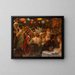 Der Maskenball - Max Friedrich Rabes — gerahmtes Bild an der Wand