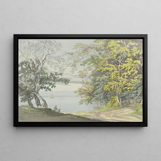 Max Joseph Wagenbauer - Blick vom Ufer der Insel Mainau auf den Bodensee.webp