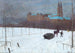 Winterlandschaft in Klosterneuburg - Max Kahrer — Ansicht des Kunstwerks