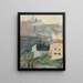 Ansicht von Siena - Max Klinger — gerahmtes Bild an der Wand