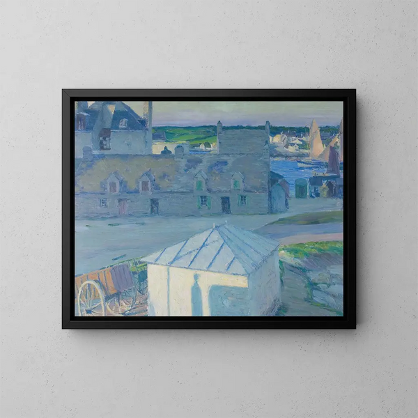 Der Hafen von Concarneau - Max Kurzweil — gerahmtes Bild an der Wand