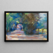 Allee mit zwei Reitern - Max Liebermann — gerahmtes Bild an der Wand