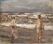 Jungen schwimmen im Meer - Max Liebermann — Ansicht des Kunstwerks