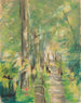 Allée de bouleaux dans le jardin de Wannsee - Max Liebermann — Ansicht des Kunstwerks