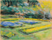 Terrasse de fleurs dans le jardin du Wannsee vers le nord-ouest - Max Liebermann — Ansicht des Kunstwerks