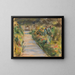 Der Gemüsegarten in Wannsee nach Südosten - Max Liebermann — gerahmtes Bild an der Wand