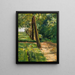 Lindeallee im Wannsee-Garten im Osten - Max Liebermann — gerahmtes Bild an der Wand