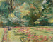 Die Blumen-Terrasse im Wannsee-Garten nach Norden - Max Liebermann — Ansicht des Kunstwerks