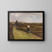 Les repreneuses de filets - Max Liebermann — gerahmtes Bild an der Wand