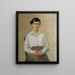 Käthe Liebermann, die Tochter des Künstlers - Max Liebermann — gerahmtes Bild an der Wand
