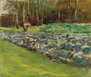 Mann im Kohlfeld im Wannsee-Garten - Max Liebermann — Ansicht des Kunstwerks