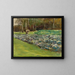 Mann im Kohlfeld im Wannsee-Garten - Max Liebermann — gerahmtes Bild an der Wand