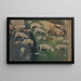 Truie et porcelets, études pour une porcherie - Max Liebermann — gerahmtes Bild an der Wand