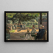 Studie für den Restaurationsgarten in Leyden - Max Liebermann — gerahmtes Bild an der Wand