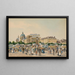 Alter Naschmarkt und Karlskirche - Max Neubauer — gerahmtes Bild an der Wand
