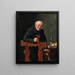 Abendessen - Max Scholz — gerahmtes Bild an der Wand