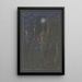 Traumhaftes Fantasie und Tierformen - Max Schwerdtfeger — gerahmtes Bild an der Wand