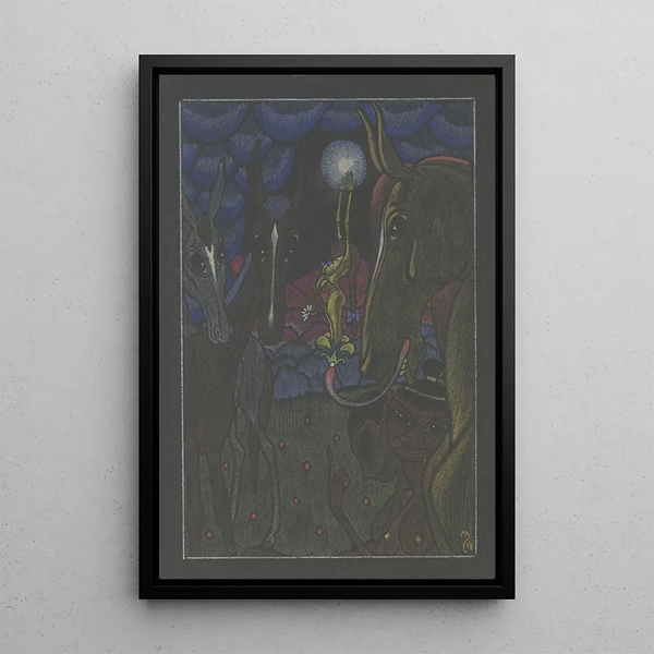 Max Schwerdtfeger - Phantastischer Traum und Tiergestalten.webp