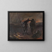 Don Quichotte, die Nacht, Don Quichotte und Rosinante - Max Slevogt — gerahmtes Bild an der Wand
