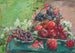 Naturstillleben mit Äpfeln, Trauben und Pflaumen - Max Slevogt — Ansicht des Kunstwerks