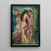 Baigneurs - Max Weber — gerahmtes Bild an der Wand