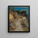 Italienische Landschaft mit München - Max Wilhelm Roman — gerahmtes Bild an der Wand