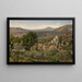 Landschaft bei Olevano - Max Wilhelm Roman — gerahmtes Bild an der Wand