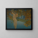 Rêveries - Maxfield Parrish — gerahmtes Bild an der Wand