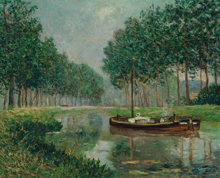 Chaland sur le canal - Maxime Maufra — Ansicht des Kunstwerks