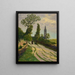 Der Abend vor dem Regen - Maxime Maufra — gerahmtes Bild an der Wand