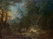 Landschaftsbild im Wald bei Dämmerung - Maximilian Joseph Schinnagl — Ansicht des Kunstwerks