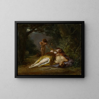 Pyramus und Thisbé - Maximilian Neustück — gerahmtes Bild an der Wand