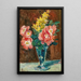 Vase mit Blumen - Maximilien Luce — gerahmtes Bild an der Wand