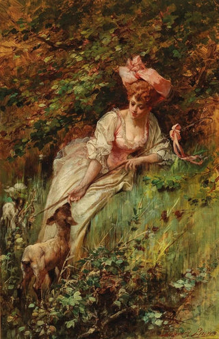Maynard Brown - A Shepherdess.webp