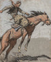 Bronco Buster - Maynard Dixon — Ansicht des Kunstwerks