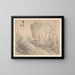 Landschaften nach alten Meistern Pl05 - Mei Qing — gerahmtes Bild an der Wand