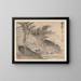 Landschaften nach alten Meistern Pl08 - Mei Qing — gerahmtes Bild an der Wand