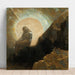 Reproduktion des Gemäldes Melancholie - Odilon Redon